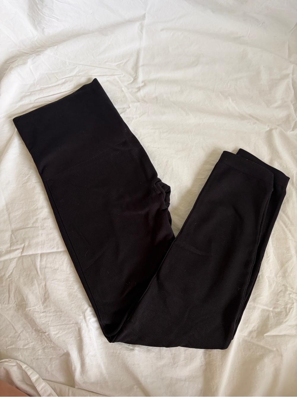 Spanx Seamless Black High-Waist Leggings